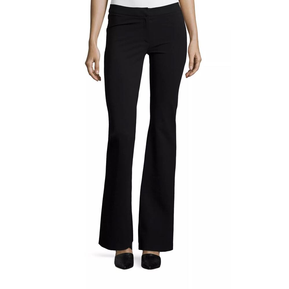 Derek Lam Women's Alana Flare Legging Trousers Wide Leg Pants Stretch Designer
